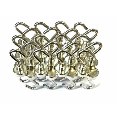 Магнитное крепление E16 с крючком - 40 шт