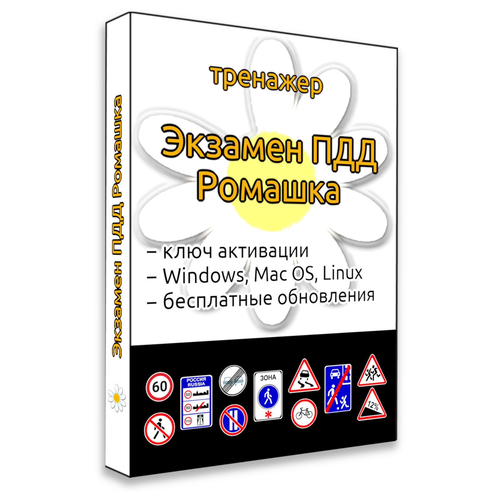 Экзамен ПДД Ромашка