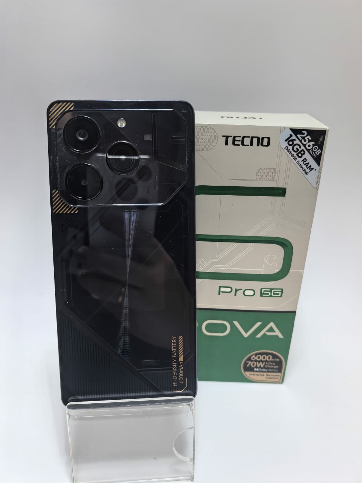Tecno Смартфон TECNO Pova 6 Pro 5G 8/256GB (8 ГБ, 256 ГБ, Серый)