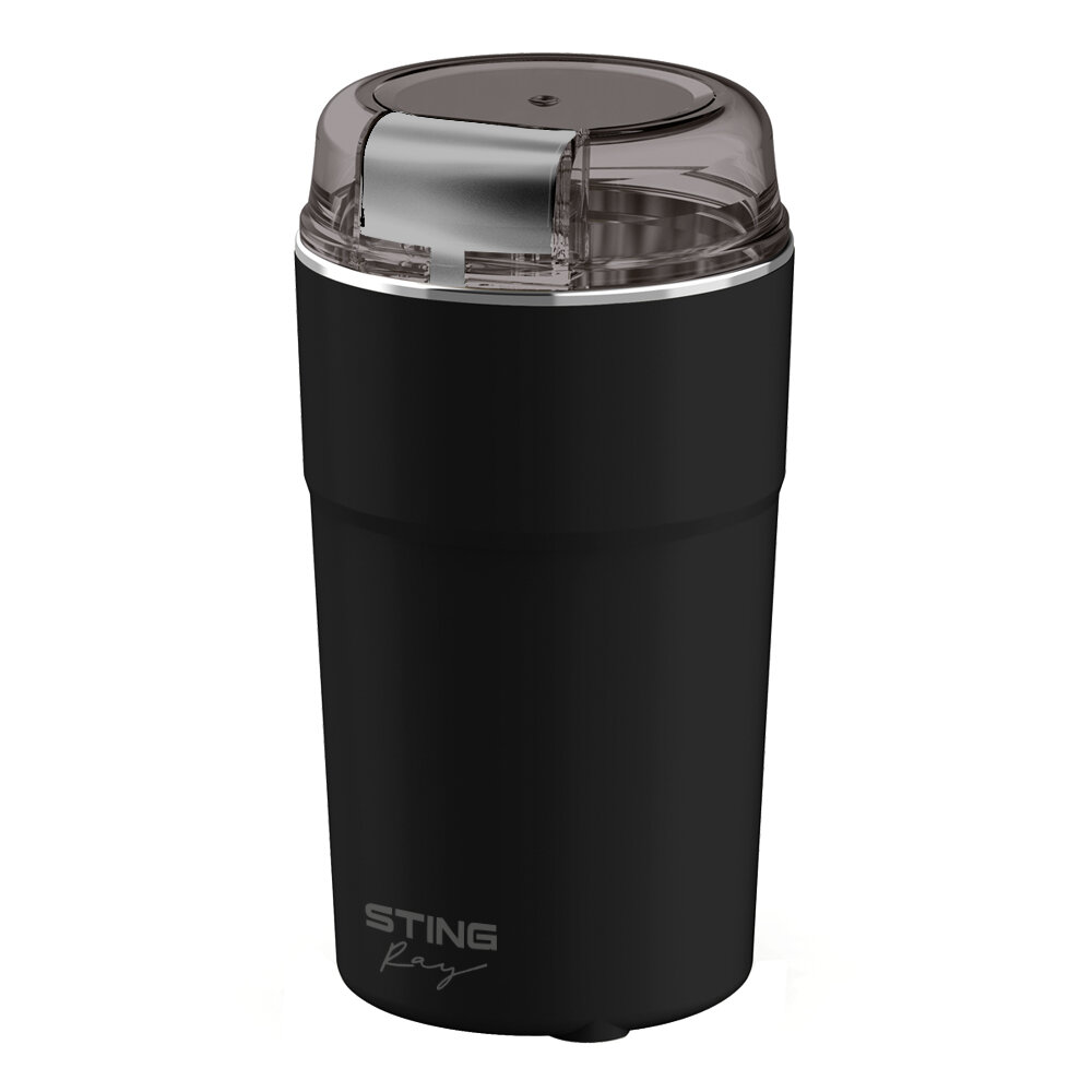 Кофемолка STINGRAY ST-CG2405A черный/темное серебро