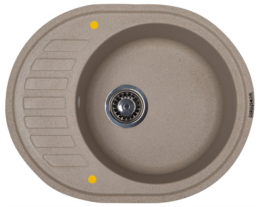 Кухонная мойка Ecoshtein KREIS OV 620 Песочный