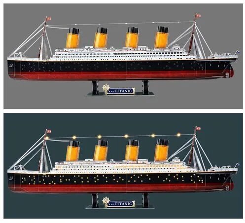 3D Пазл CubicFun Титаник, 113 шт. (T4011h) - фото №12