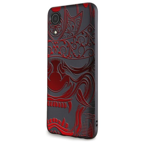 Силиконовый чехол Mcover на Samsung Galaxy A03 Core с рисунком Красный железный воин противоударный чехол с защитой камеры mcover на samsung galaxy a21s с рисунком красный железный воин