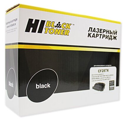 Картридж Hi-Black (HB-CF287X) для HP LJ M506dn/M506x/M527dn/M527f/M527c, 18K