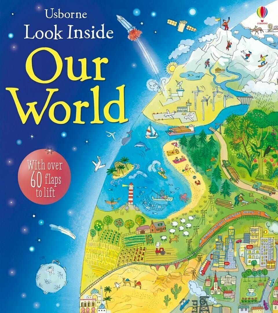 Look Inside Our World / Книга-раскладушка "Окружающий мир" на английском языке