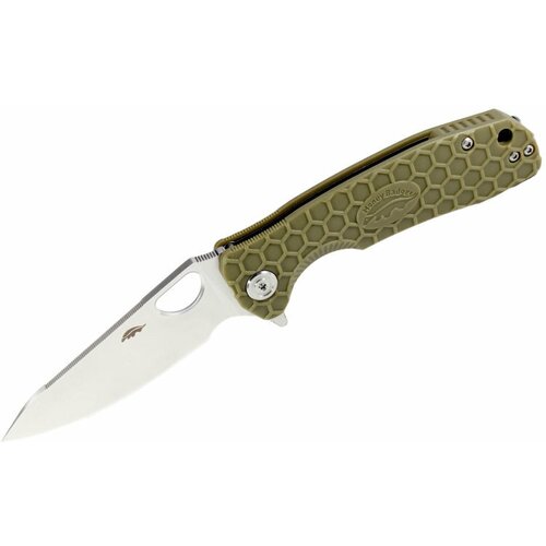 нож honey badger tanto d2 m hb1408 с зелёной рукоятью Нож Honey Badger Leaf D2 M (HB1388) с зелёной рукоятью