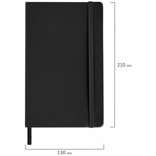 Скетчбук 13 х 21 мм, 80 листов, BRAUBERG ART CLASSIC, 140 г/м2, обложка чёрная, 113183