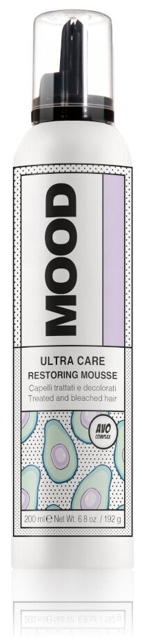 Мусс для восстановления волос Ultra Care Restoring Mousse Mood, 200 мл