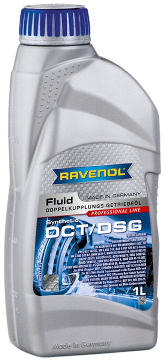 Масло трансмиссионное Ravenol DCT/DSG, 1 л