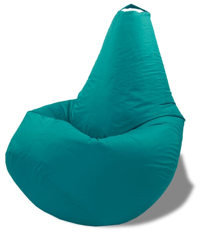 Кресло-мешок Груша Изумрудный цвет (размер XL) PuffMebel, ткань Дюспо
