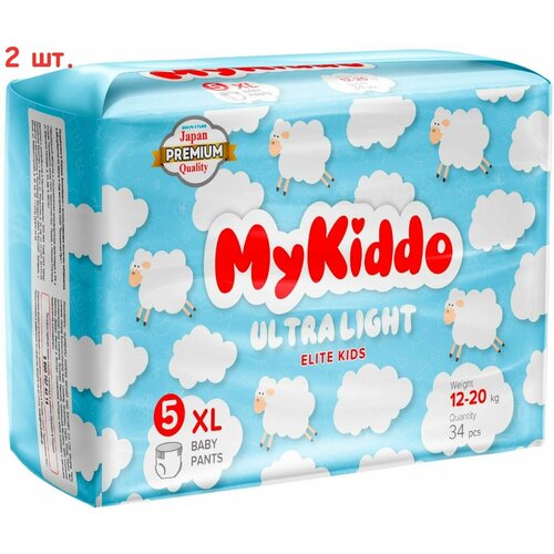 Подгузники-трусики Elite Kids ультратонкие XL 12-20кг 34шт (2 шт.)