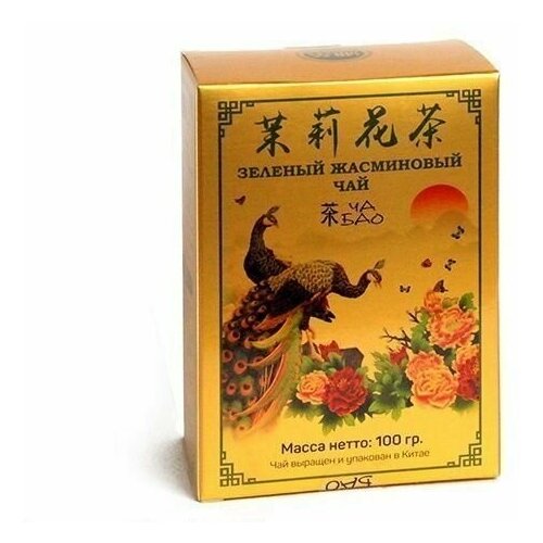 Чай Ча Бао Зелёный жасминовый картон 100 г