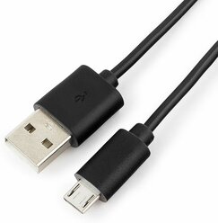 Кабель USB 2.0 A - micro USB 5pin (m-m), 1.8м, Pro CC-mUSB2-AMBM-6 черный, пакет Cablexpert