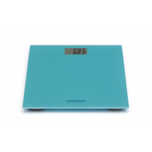 Весы персональные цифровые Омрон HN-289, бирюзовые (до 150 кг)