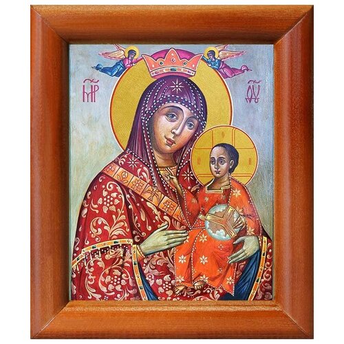 икона божией матери вифлеемская Вифлеемская икона Божией Матери, в рамке 8*9,5 см