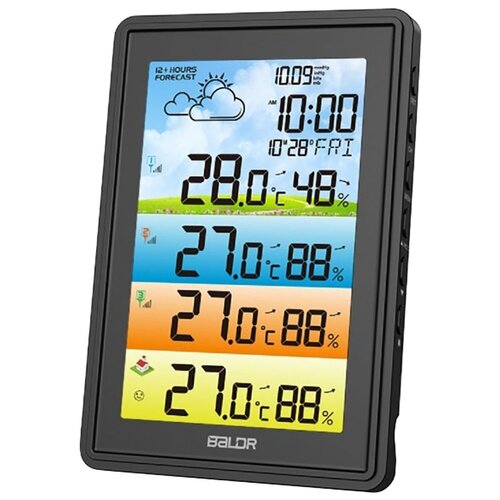 BALDR B0360WST4H4PR-BLACK беспроводная метеостанция с тремя внешними датчиками черный 479000₽