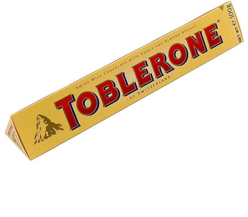 Шоколад молочный Toblerone Швейцарский с медово-миндальной нугой