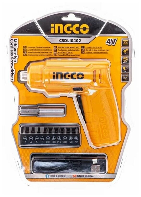   INGCO_Powertools Li-Ion Ingco CSDLI0402