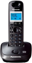 Телефон PANASONIC KX-TG2511RUT, DECT (тёмно-серый)