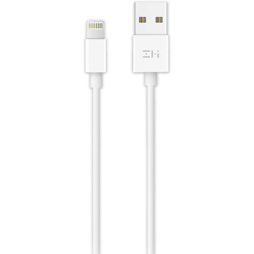 Кабель ZMI MFi USB/Lightning 150cm AL851 (White) кабель xiaomi zmi al871 lightning m usb type c m 0 3м белый