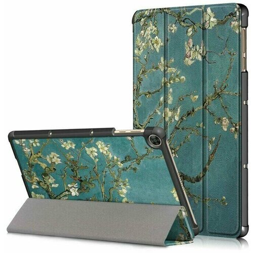 Чехол Smart Case для Huawei MatePad T10 / T10s / C5e / C3 / Honor Pad X8 / X8 Lite / X6 (Apricot Blossom) luxury tablet case for huawei mediapad t5 8 0 jdn2 w09 jdn2 al00 stand flip leather cover case for honor tablet 5 coque