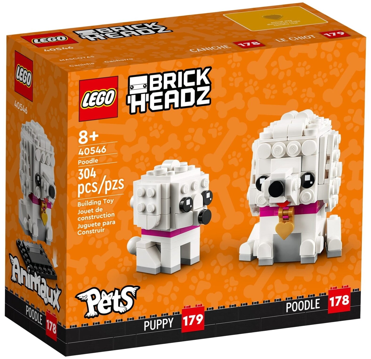Конструктор LEGO Brickheadz 40546 Пудели