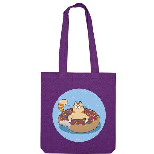 фото Сумка шоппер us basic, фиолетовый