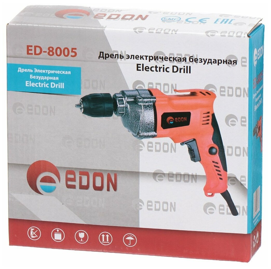 Безударная дрель Edon ED-8005, 800 Вт - фотография № 16