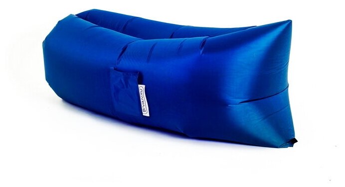 Надувной диван биван Классический (BVN18-CLS-BLU), цвет синий - фотография № 4