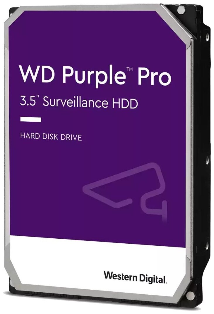 Жесткий диск WD SATA-III 8TB WD8001PURP Surveillance Purple Pro (7200rpm) 256Mb 3.5"