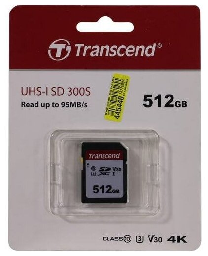 SD карта Transcend 300S TS512GSDC300S