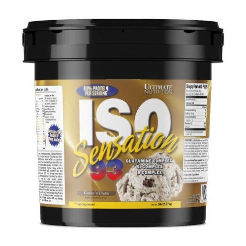 Протеин Ultimate Nutrition Iso Sensation, Печенье и крем, 2270 г