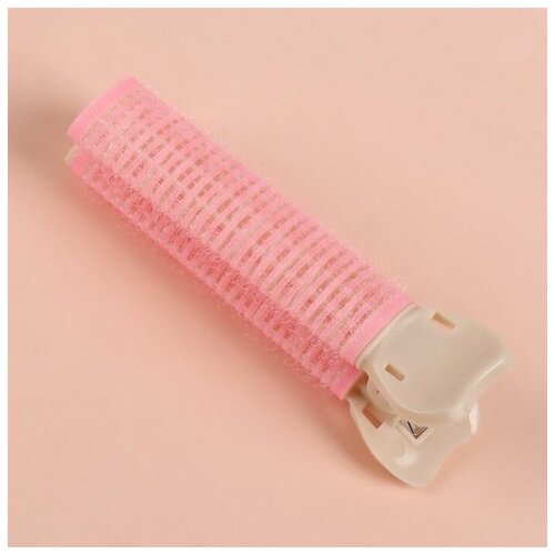 Бигуди для прикорневого объема с зажимом 21 см 107 см цвет розовыйбежевый 1 шт 488₽