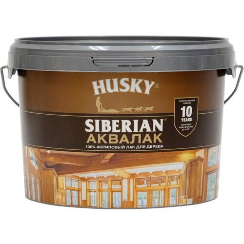 Акриловый лак HUSKY Хаски лак акрил. 2,5л