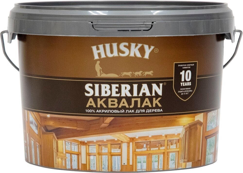 фото Акриловый лак HUSKY Хаски лак акрил. 2,5л
