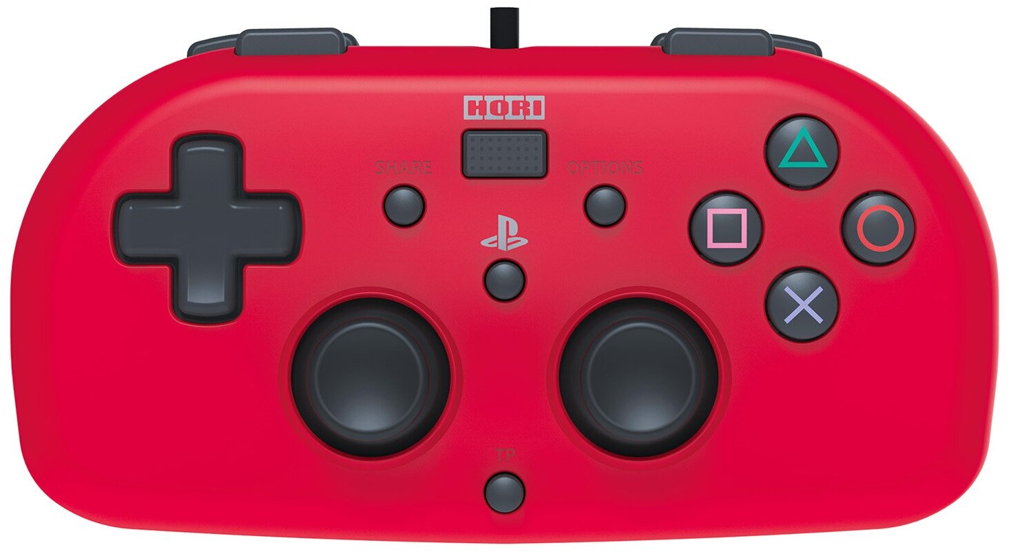 Проводной геймпад Hori HORIPAD Mini (Red) (PS4-101E)