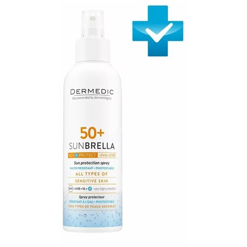 Солнцезащитное молочко-спрей Dermedic Sunbrella SPF 50 150 мл 