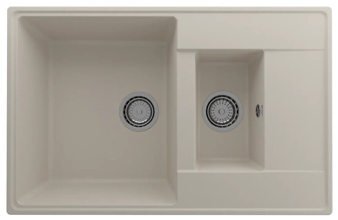 Кухонная мойка Ulgran Quartz Prima 780 1,5 K-02 лен