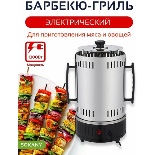 Электрошашлычница для кухни 1000W 6 шампуров 329900₽