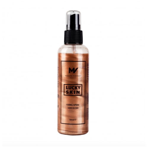 Фиксирующий спрей Fixing Spray Shine All Day MV BEAUTY (BRONZE)