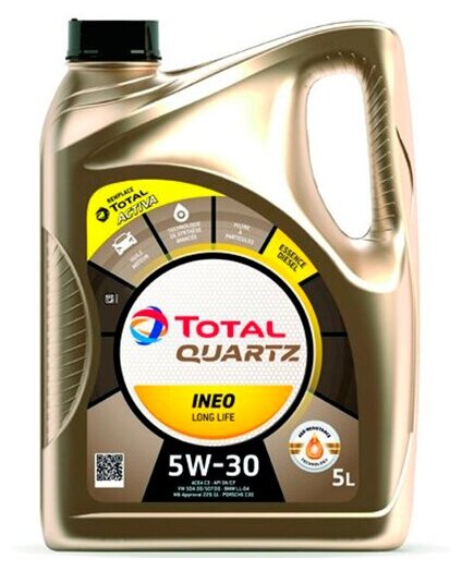 Моторное масло Total QUARTZ INEO LONG LIFE 5W30 5л