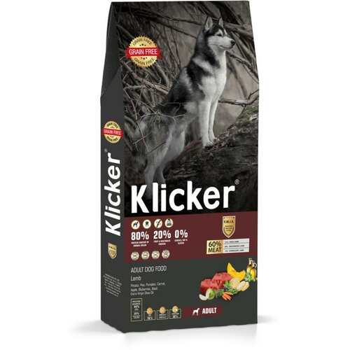 Klicker Adult Dog Lamb сухой корм для взрослых собак с ягненком - 1 кг