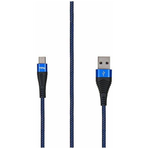 TFN кабель microUSB forza 1.0m blue-blc