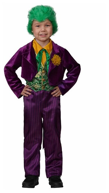 Батик Карнавальный костюм Джокер Премиум, рост 158 см 23-40-158-80