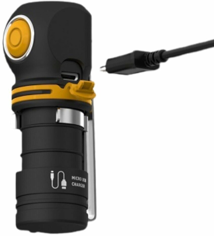 ARMYTEK F05002W Фонарь налобный Armytek Elf C1 Micro USB+18350 / Теплый / 930 лм / TIR 70:120 / 1x18350 (в комплекте)