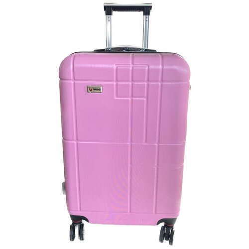 фото Чемодан средний m, абс, розовый milano luggage