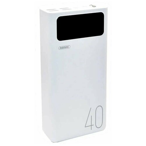 Внешний Аккумулятор Power Bank Remax RPP-113 40000 mAh 2A MicroUSB Type-C Lightning Белый 329900₽