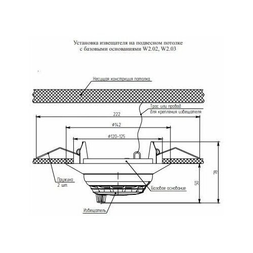 Основание базовое W2.02 (в упаковке) Рубеж Rbz-338226