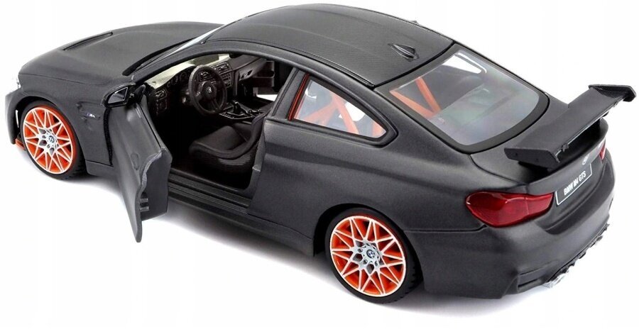 Maisto Сборная модель машинки "BMW M4 GTS" SPAL 1:24, серая - фото №19
