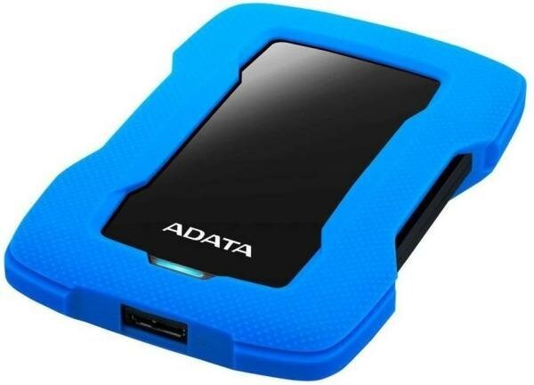 Жесткий диск A-Data USB 3.0 1Tb AHD330-1TU31-CBL HD330 DashDrive Durable 2.5 синий